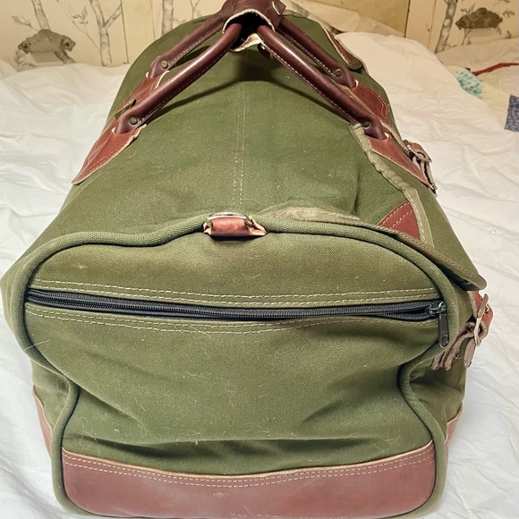 Vintage Orvis canvas and leather duffel bag set - Picture 4 of 16
